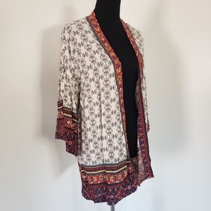 Artesia Boho Print Kimono Open